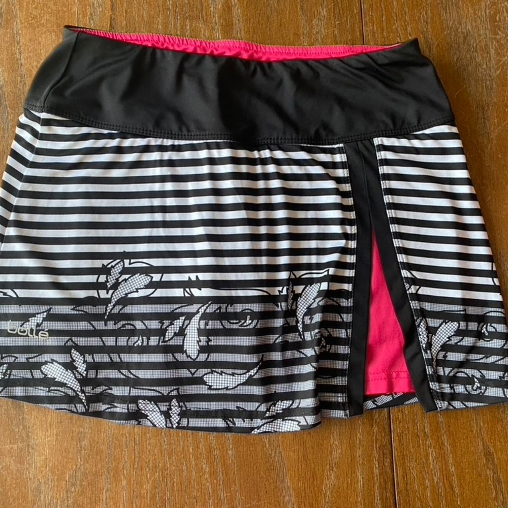 Bolle Black and White Tennis Skirt